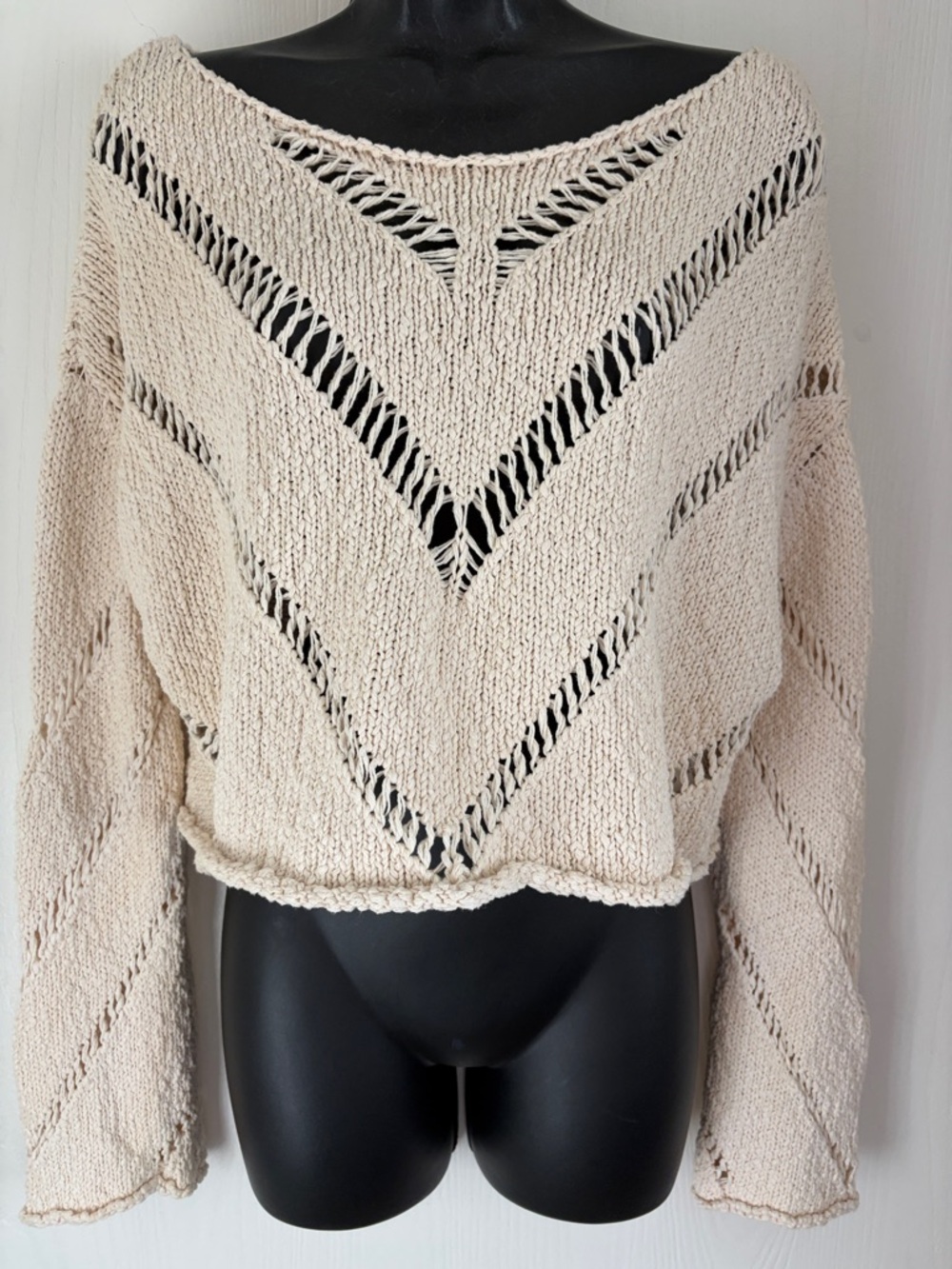 Free People Hayley Crop Sweater